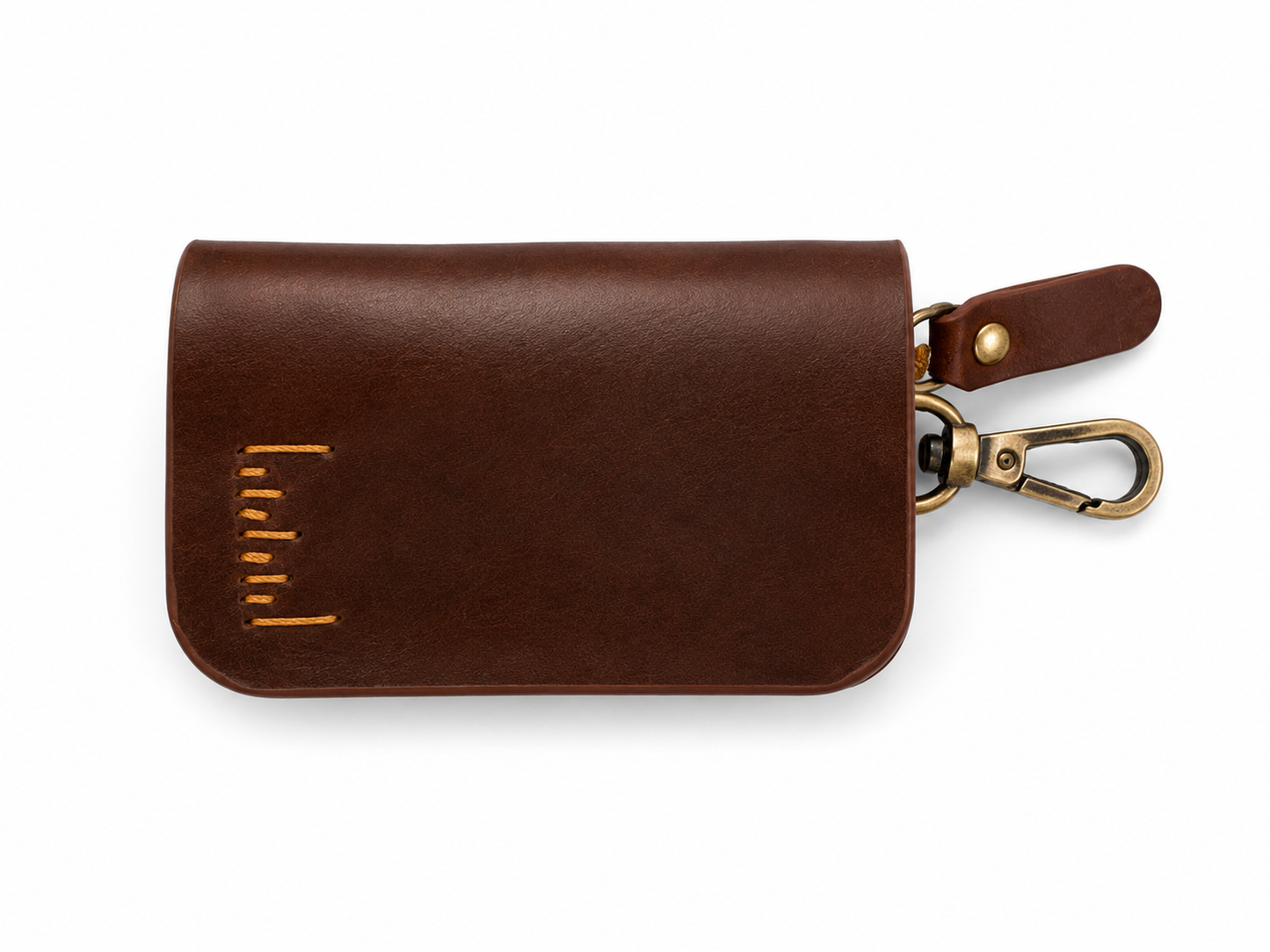 Atlas Key Case | Leather Zip Around Car Key Holder | Studio Ek Inch
