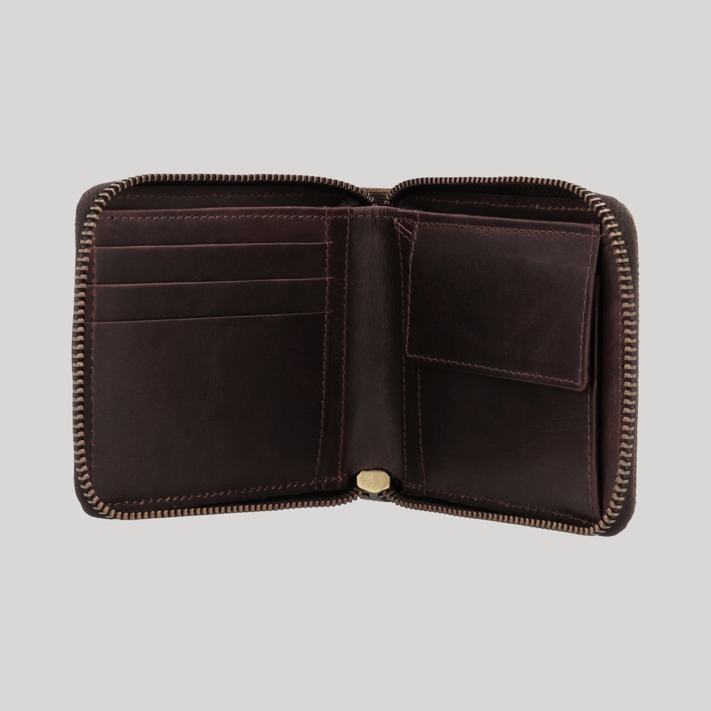 zip up wallet for men