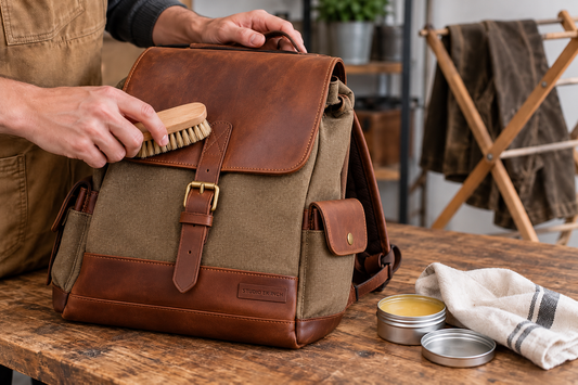 How to Care for Cotton Canvas & Leather Goods