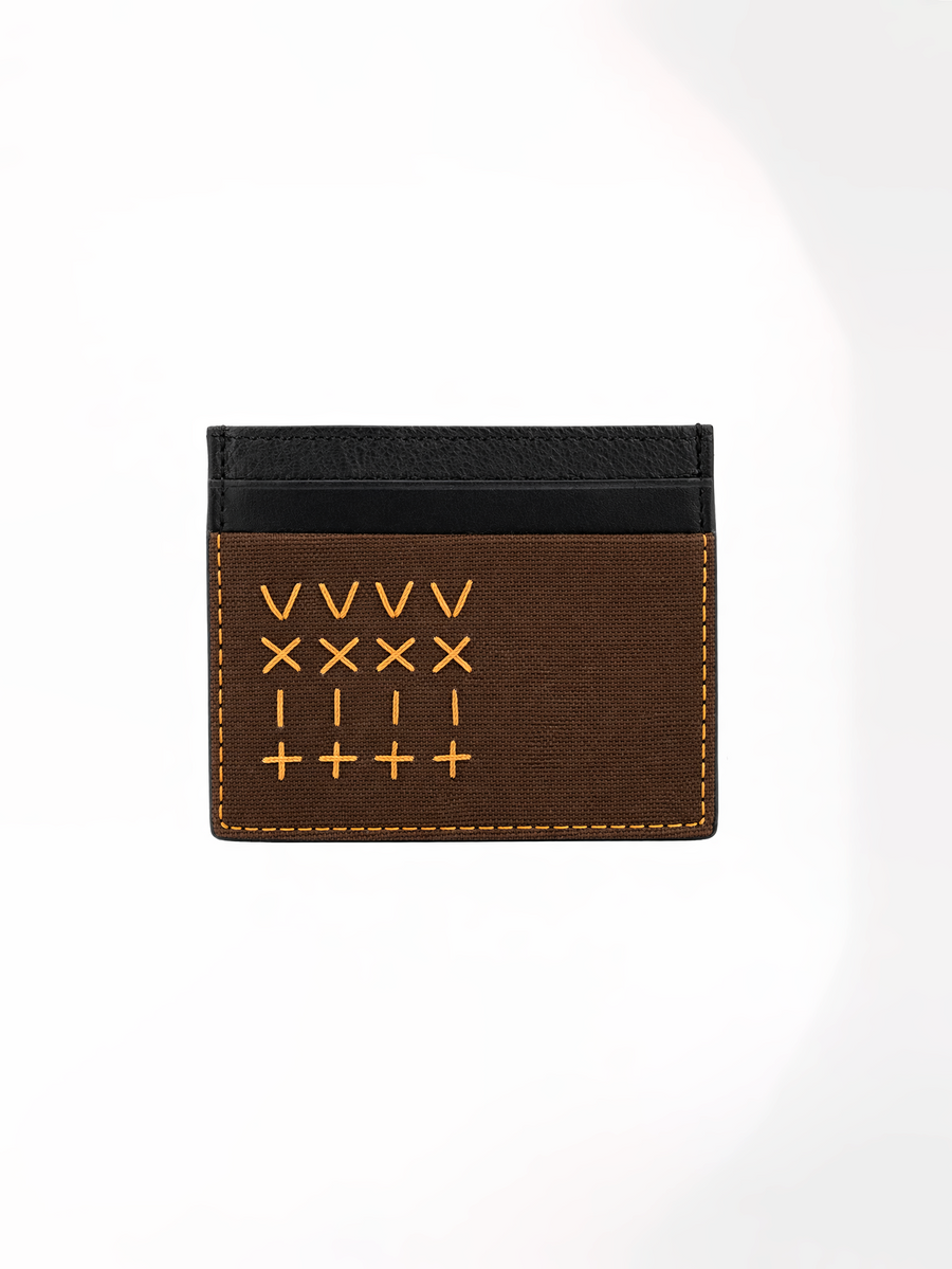 Roman Card Case - Brown