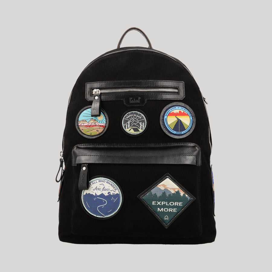 NICOBAR TRAVEL BACKPACK IN BLACK