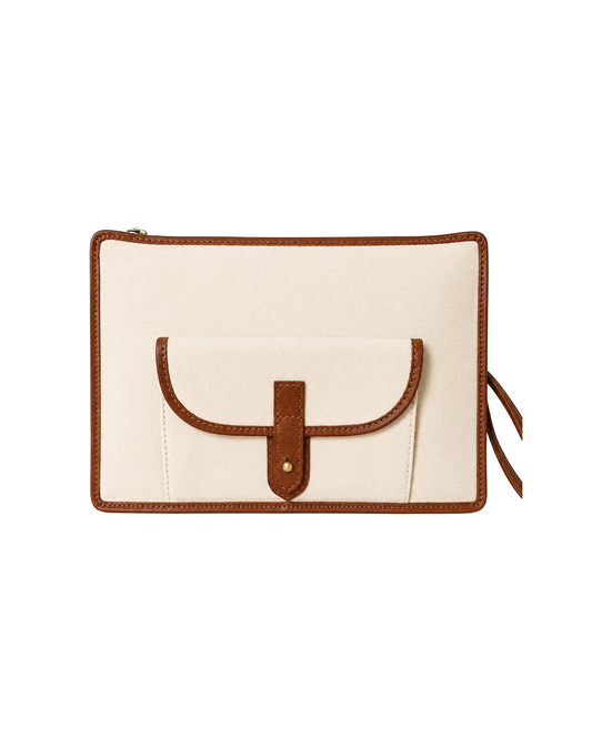 Rover Sleeve 1.0 | Canvas & Leather iPad Sleeve | Studio Ek Inch