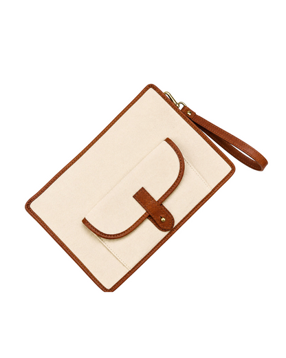 Rover Sleeve 1.0 | Canvas & Leather iPad Sleeve | Studio Ek Inch