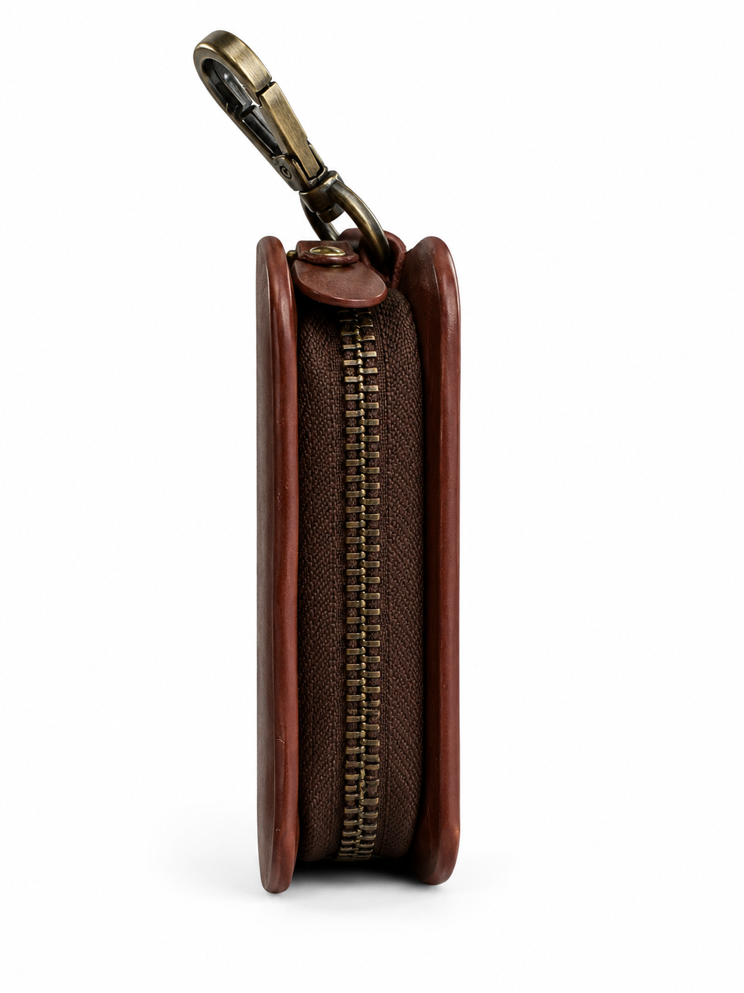 Atlas Key Case | Leather Zip Around Car Key Holder | Studio Ek Inch