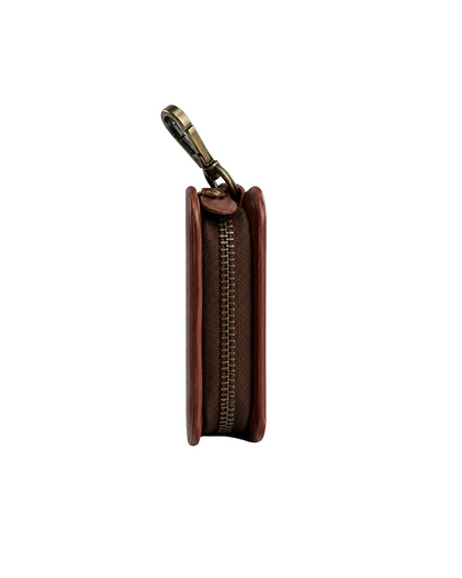 Atlas Key Case | Leather Zip Around Car Key Holder | Studio Ek Inch