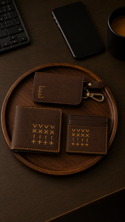 Atlas Key Case | Leather Zip Around Car Key Holder | Studio Ek Inch