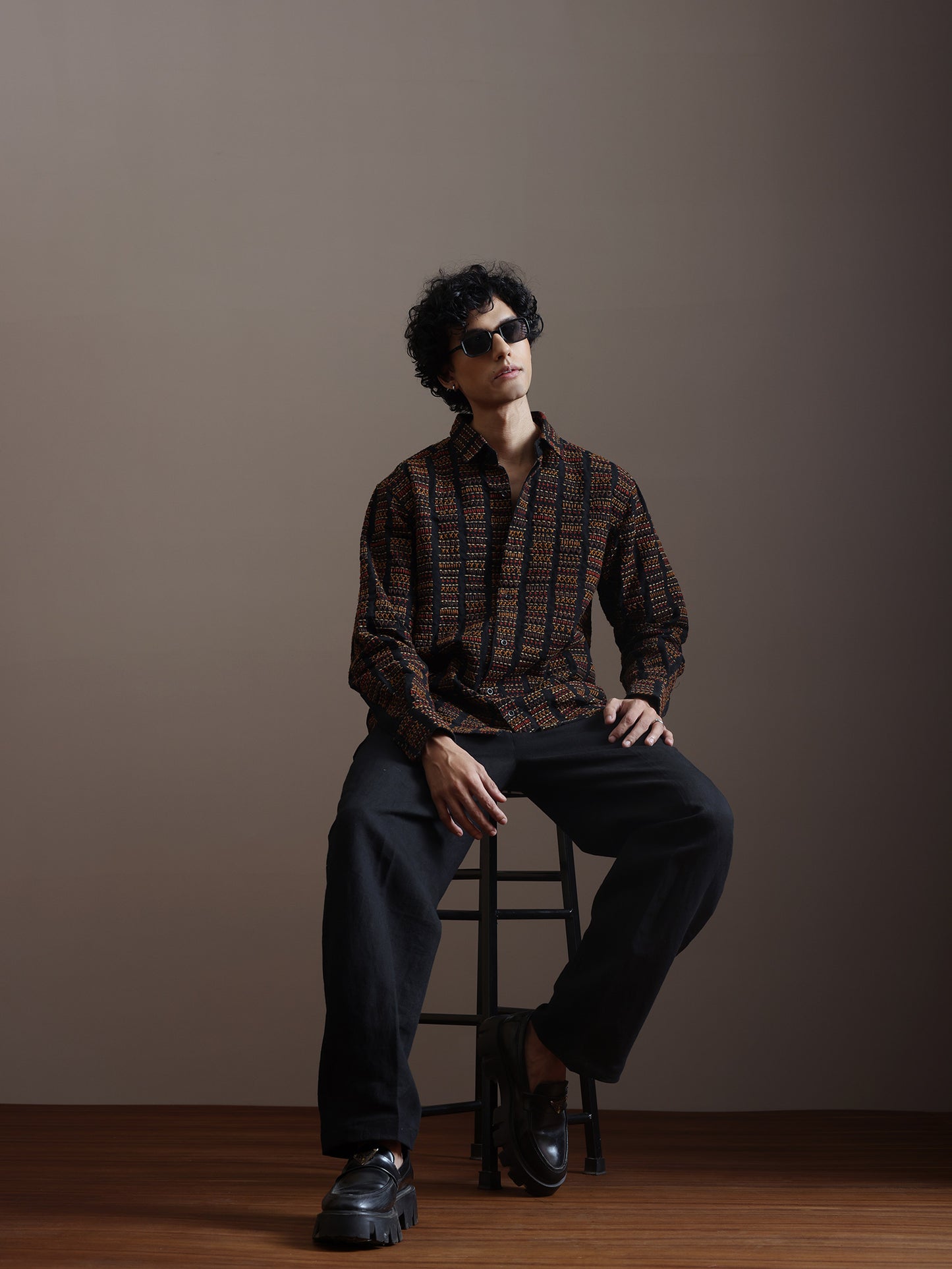 relaxed fit mens shirt