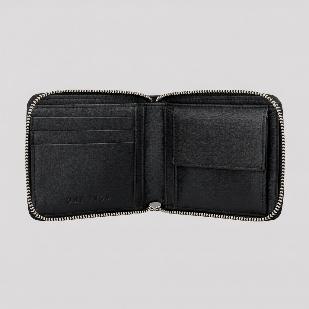 mens wallet with zipper