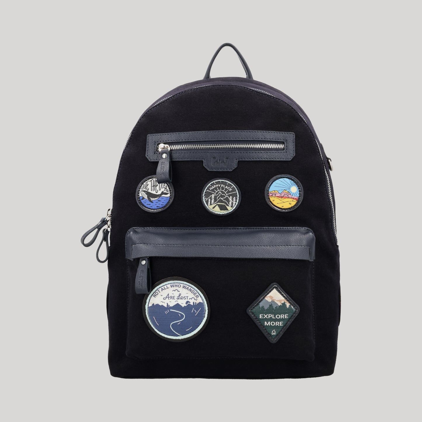 travel leather backpack