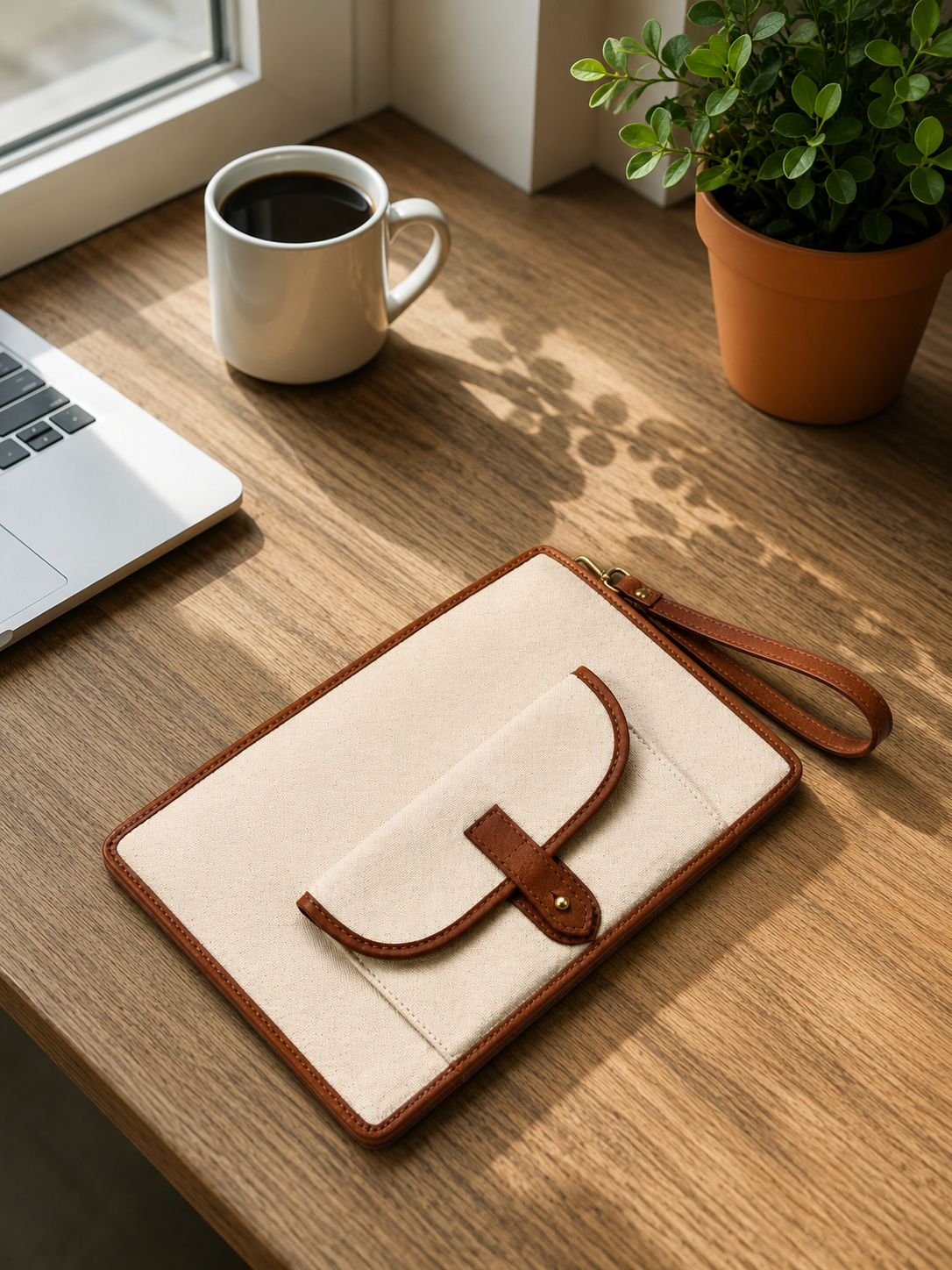 Rover Sleeve 1.0 | Canvas & Leather iPad Sleeve | Studio Ek Inch