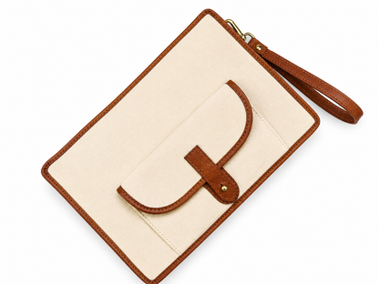 Rover Sleeve 1.0 | Canvas & Leather iPad Sleeve | Studio Ek Inch