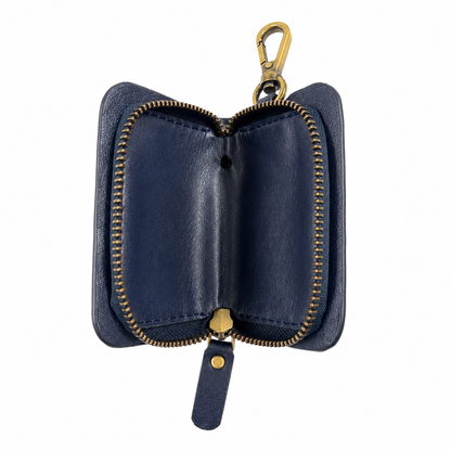 Sierra Car Key Case | Handcrafted Leather Zip Around Key Holder | Studio Ek Inch