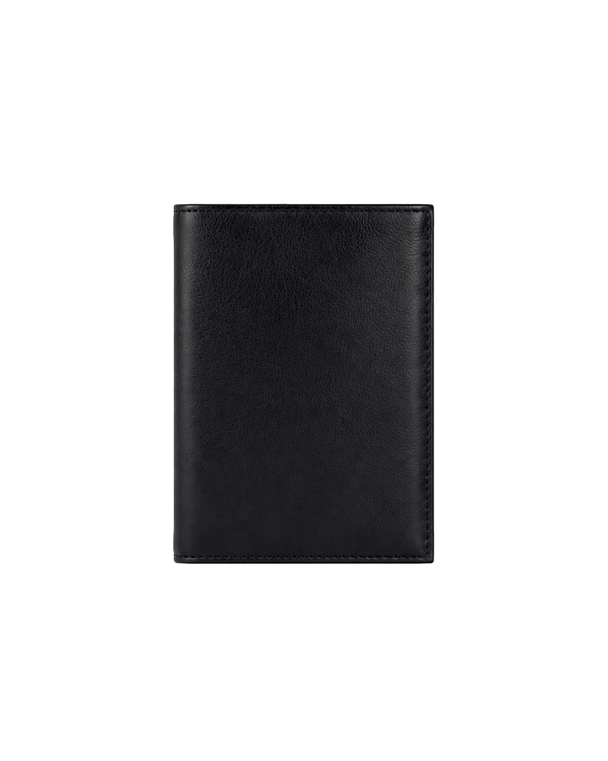 drift Black leather passport cover for men with a minimalist design and smooth genuine leather finish, crafted for carrying travel documents in style. This premium travel passport holder from a premium leather bag brand of India makes a thoughtful gift for men, perfect for birthdays, anniversaries, and frequent travelers.