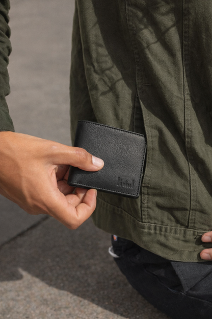 Drift premium leather men's wallet by Studio Ek Inch, a premium menswear designer from India and luxury gift for men.