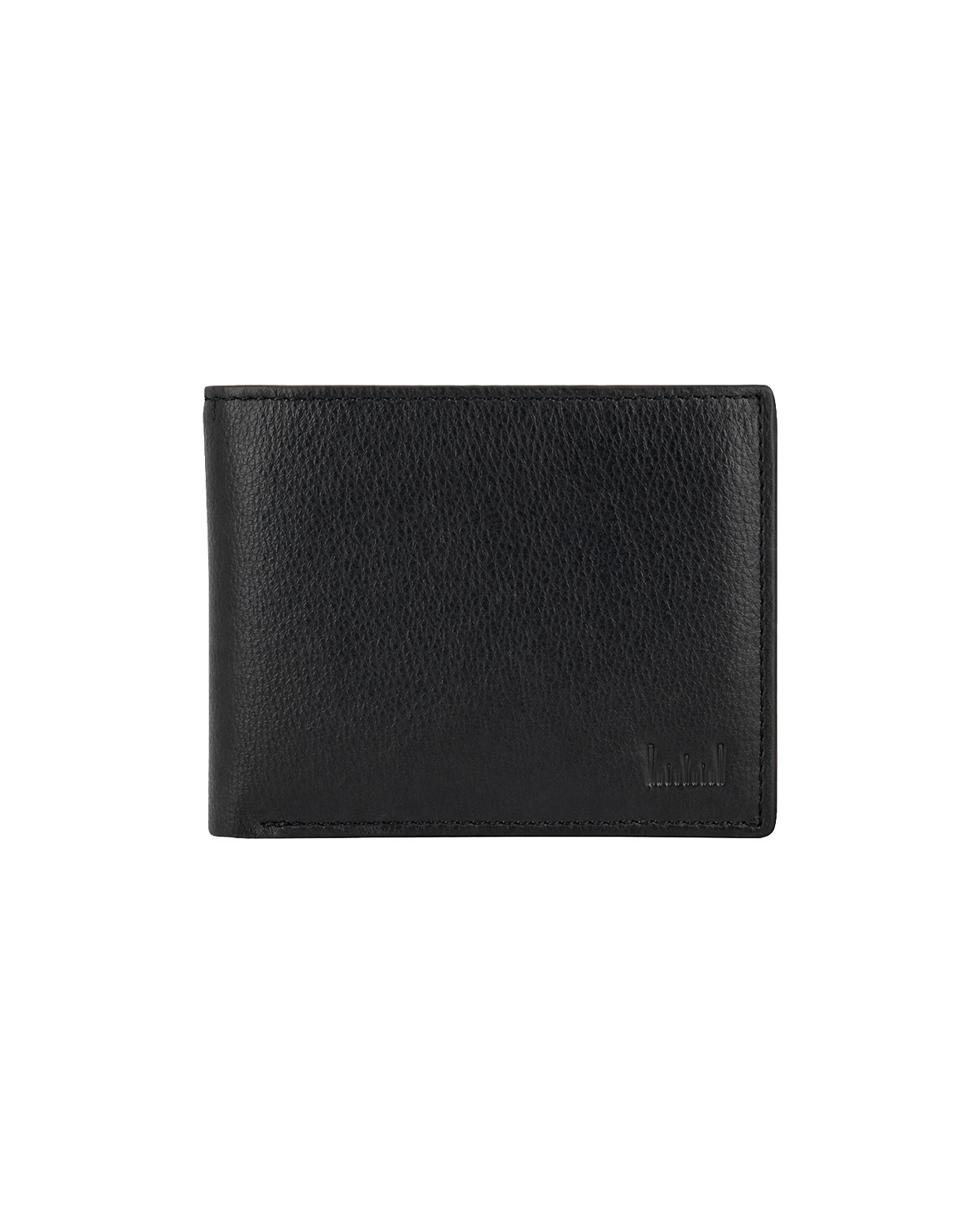 Drift premium men's genuine leather billfold wallet in black, featuring a minimalist design and spacious compartments for cash and cards. Crafted for everyday use by a premium leather bag brand of India, this handcrafted wallet makes a thoughtful birthday gift, anniversary gift, or festive gift for him.