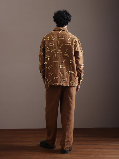 linen embroidered shirt