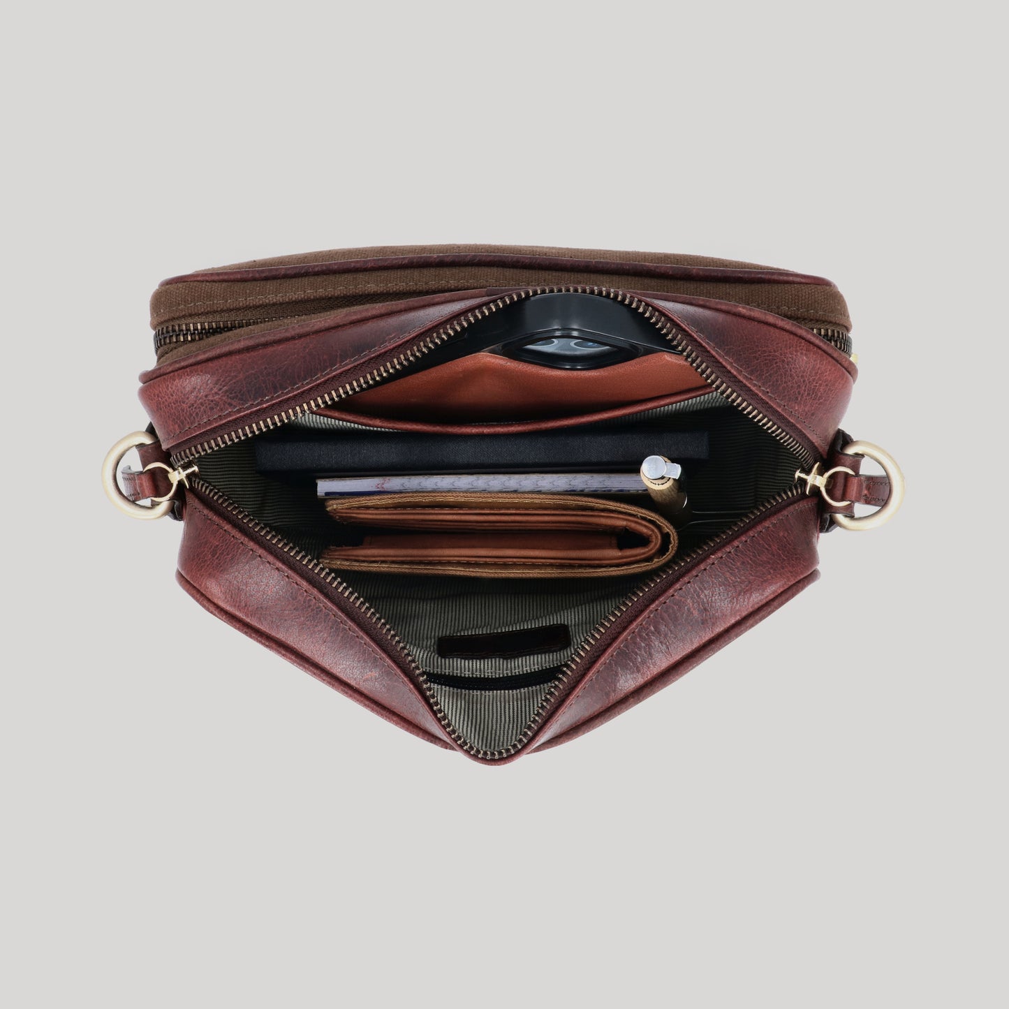 canvas sling bag