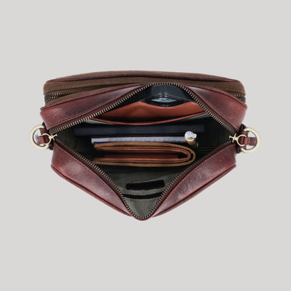 canvas sling bag