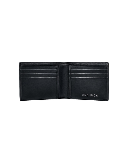 premium black leather billfold wallet for men featuring multiple card slots and spacious compartments for cash and everyday essentials. Crafted from genuine leather by a premium brand of leather wallets & passport cover in India, this handcrafted men's wallet combines timeless style with practical organization and makes a thoughtful birthday gift, anniversary gift, or festive gift for him.