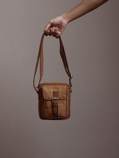 leather sling bag for mens