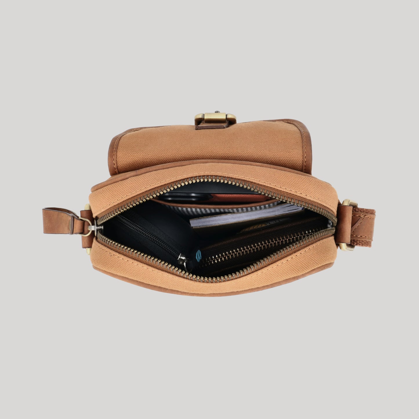 leather sling bag for mens