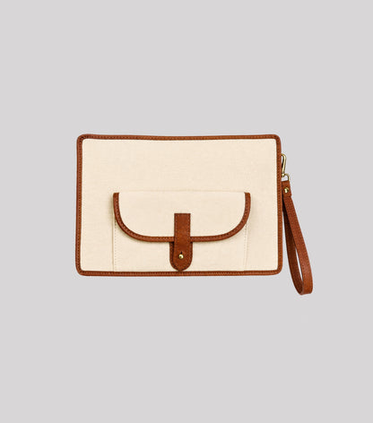 Rover Sleeve 1.0 | Canvas & Leather iPad Sleeve | Studio Ek Inch
