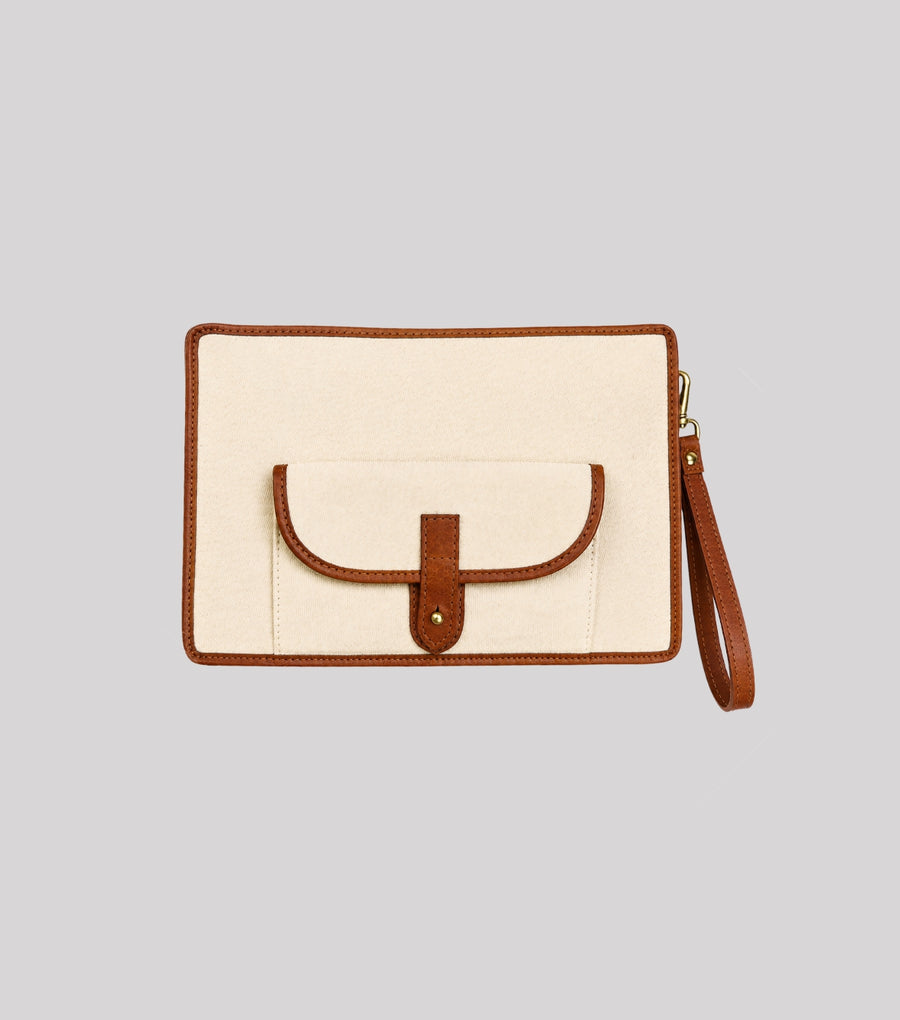 Rover Sleeve 1.0 | Canvas & Leather iPad Sleeve | Studio Ek Inch