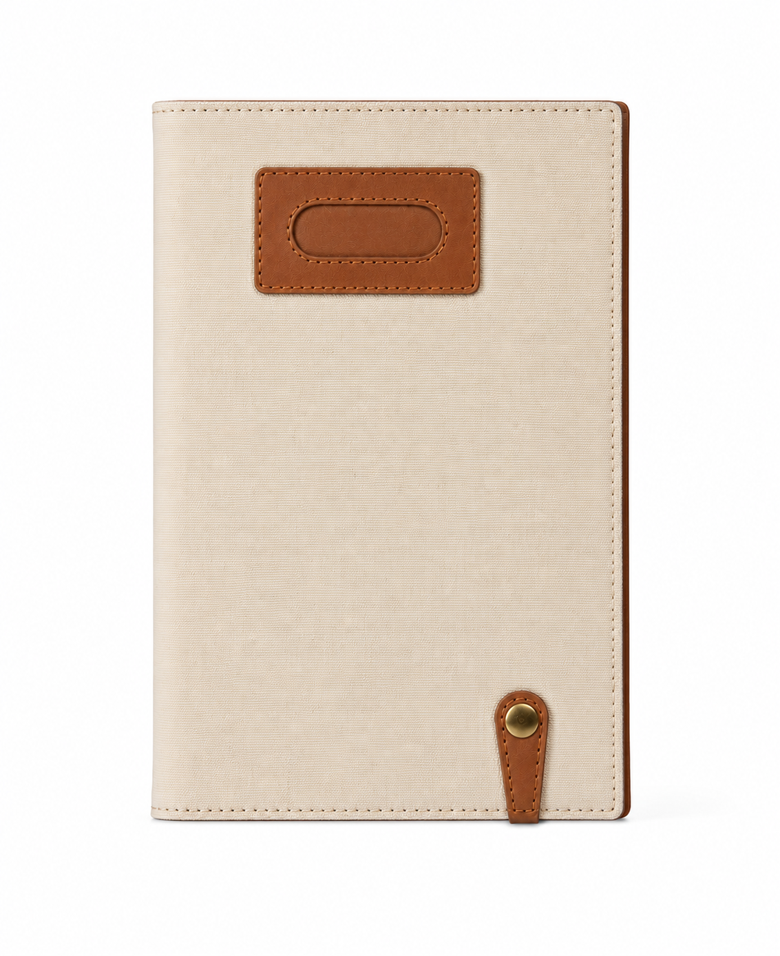 The Writer’s Folio 1.0 | Handcrafted A5 Leather & Canvas Notebook Organiser | Studio Ek Inch