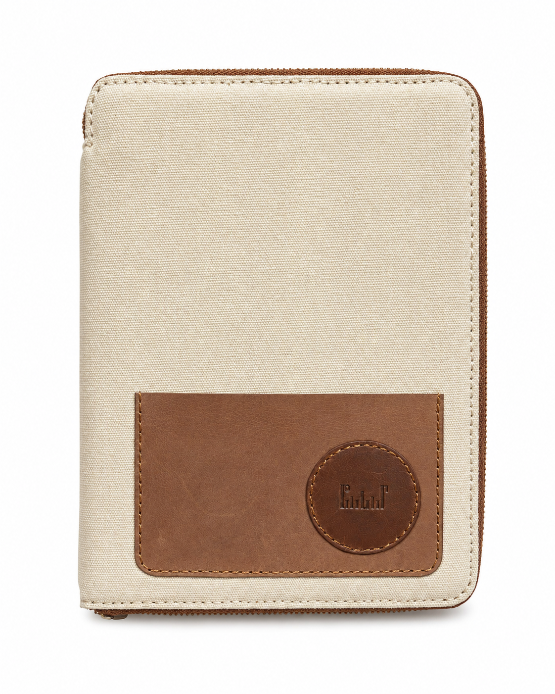 The Writer’s Folio 1.0 | Handcrafted A5 Leather & Canvas Notebook Organiser | Studio Ek Inch
