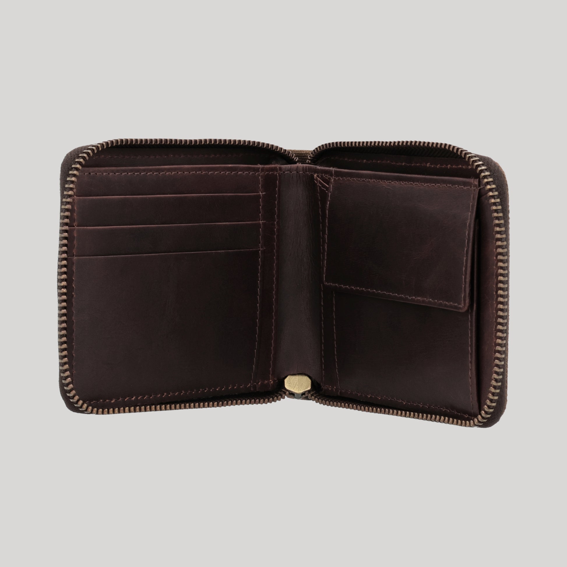 zip up wallet for men