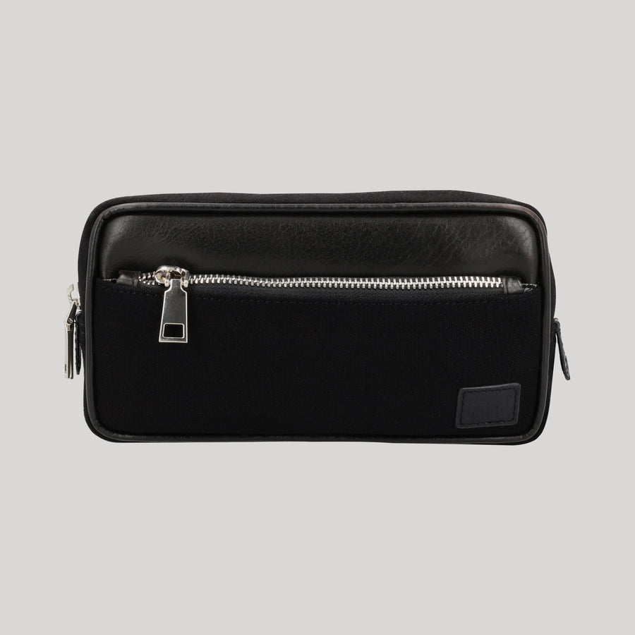 Urban Traveller Canvas & Leather Shoulder Crossbody Bag