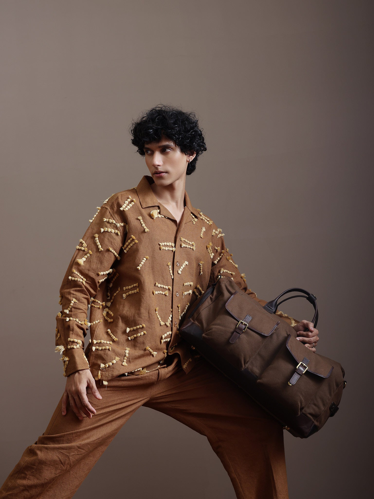 leather duffle bag for travel