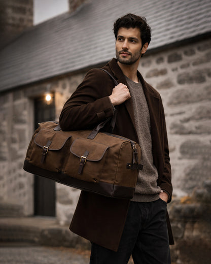 leather duffle bag for travel